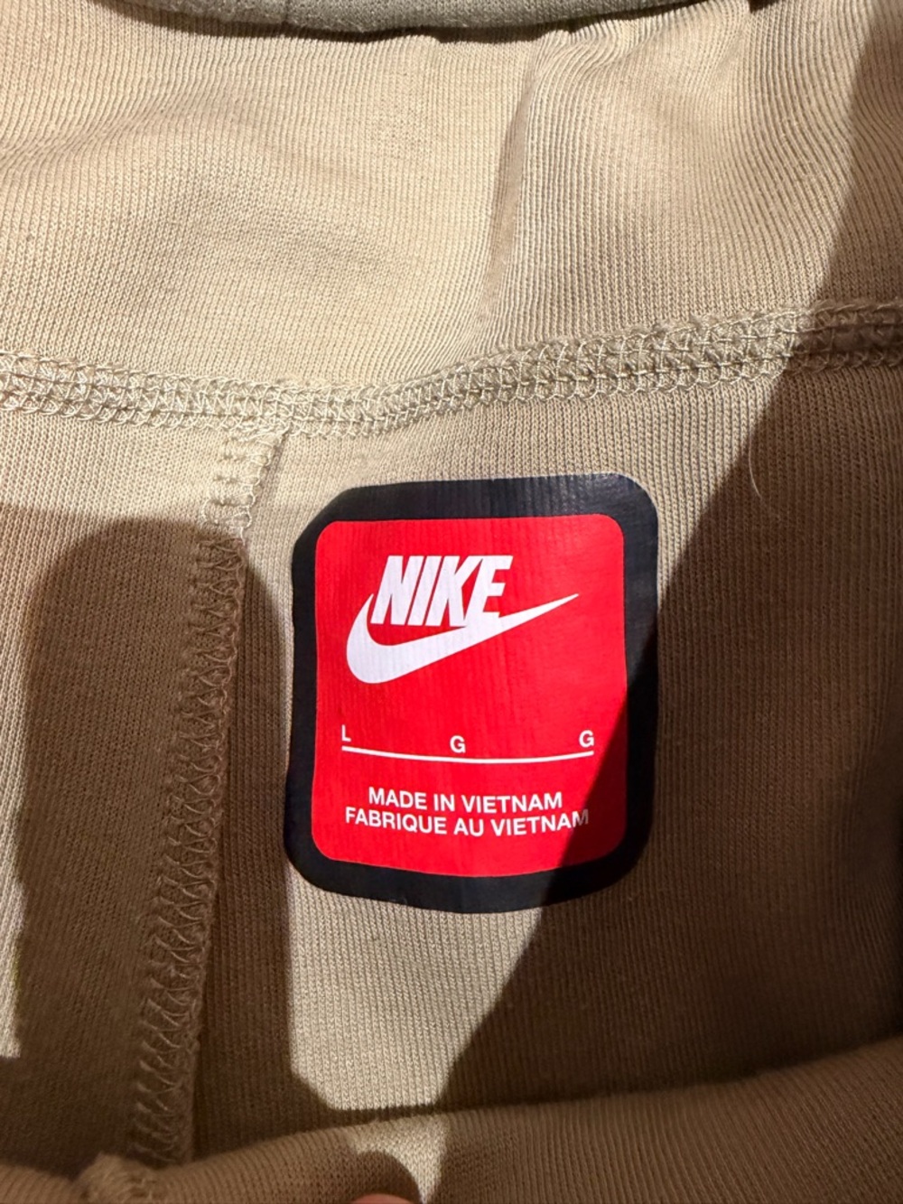Nike Tech Fleece Olive/Tonal Green Joggers Mens Size Large - Picture 3 of 4